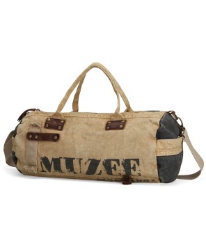 Travel Bag Muzee Khaki - Canvas, 26L Capacity