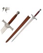 Legendary 50" MacLeod Sword - Leather Wrapped Handle, Sheath