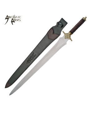 32" St. Michael's Gothic Sword - Spiral Pakkawood Handle