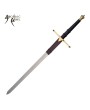 40" Brass William Wallace Sword - Leather Handle