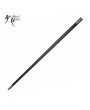 43.5" Black Wire Wrapped Medieval Rapier - Elegant Design