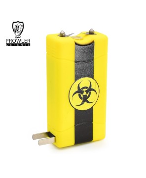 Biohazard Yellow Stun Gun - Rechargeable LED Flashlight