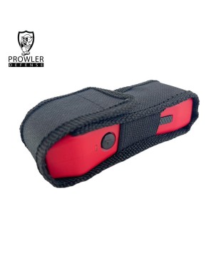 Red Slim Mini Stun Gun + LED Light - Rechargeable