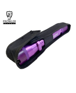 Purple Metal Stun Gun 10 Million Volt Rechargeable Flashlight