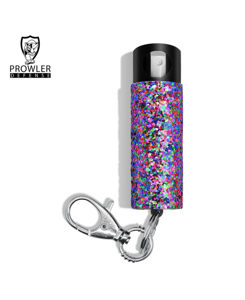 Amethyst Jeweled Pepper Spray Key Ring - Self Defense