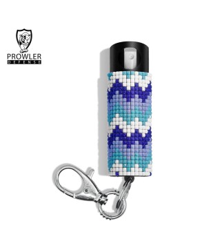 Mosaic Jeweled Pepper Spray Key Ring - Self Defense