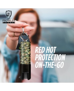 Camo Keychain Mini Pepper Spray - Self Defense