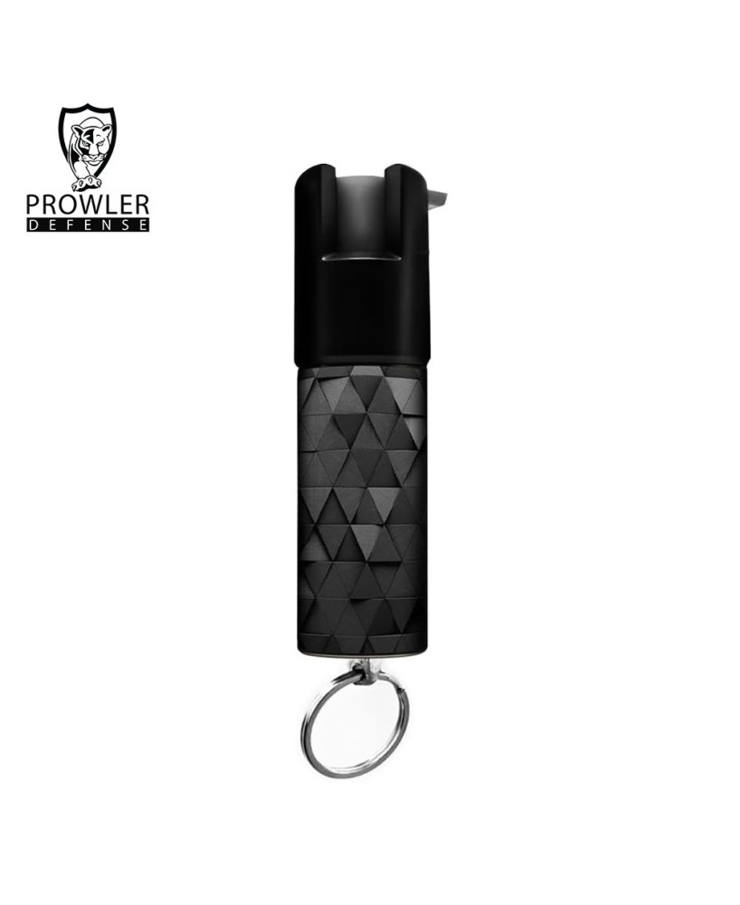 Stylish Triangle Keychain Pepper Spray - Safety Twist Top, UV Dye