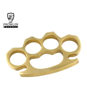 Solid Brass Knuckle Paperweight - Classic Novelty Design