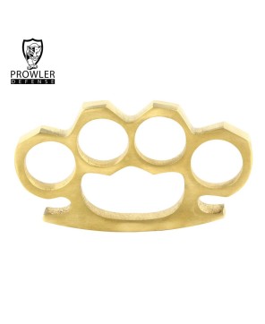 Solid Brass Knuckle Paperweight - Classic Novelty Design