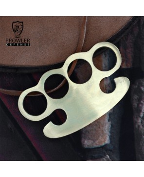 Solid Brass Knuckle Paper Weight - 100% Genuine Novelty