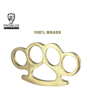 Pure Brass Knuckle Paper Weight - Durable Desk Accessory