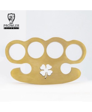 Rare Lucky Charm Brass Knuckle Paper Weight - 100% Pure Brass