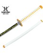 39.5" Steel Anime Zenitsu Agatsuma Demon Sword for Display and Cosplay