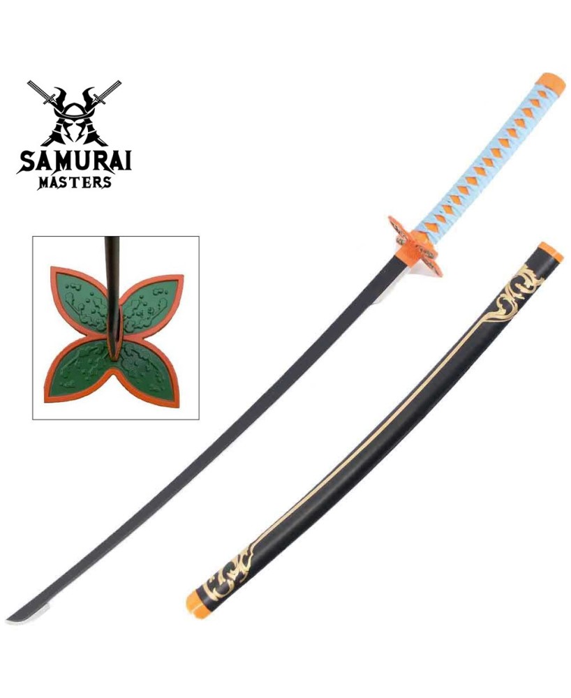 39.5" Steel Anime Shinobu Kocho Nichirin Katana Sword Demon Killer