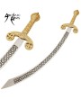 Celtic Etched Scimitar of Balance Sword