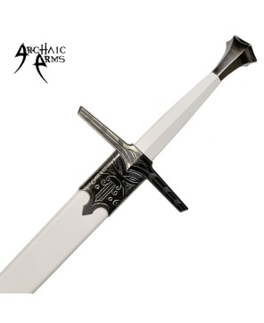 47.5" White Fantasy Sword Witcher Killer Blade - Stunning Movie Replic