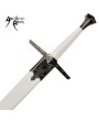 47.5" White Fantasy Sword Witcher Killer Blade - Stunning Movie Replic