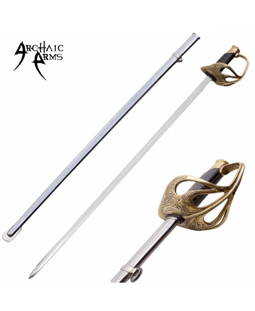 Staff Field Officer Sword | High Carbon Steel Replica