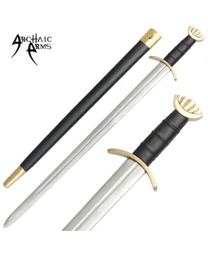 Scandinavian Norsemen Viking Lobed Sword | Carbon Steel