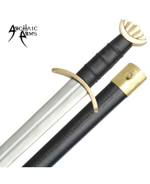 Scandinavian Norsemen Viking Lobed Sword | Carbon Steel