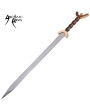 Celtic War Sword | Stainless Steel Blade & Wooden Grip