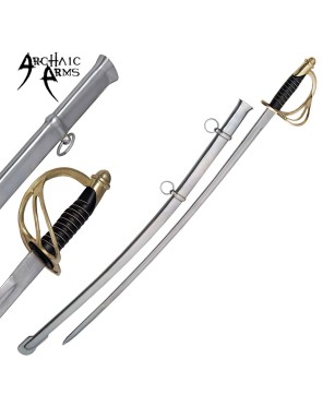 1860 Saber American Light Cavalry Sword | High Carbon Steel