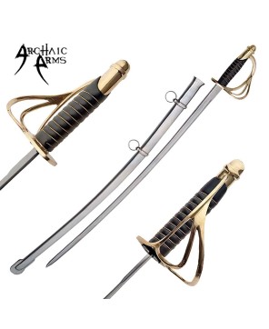 1860 Saber American Light Cavalry Sword | High Carbon Steel