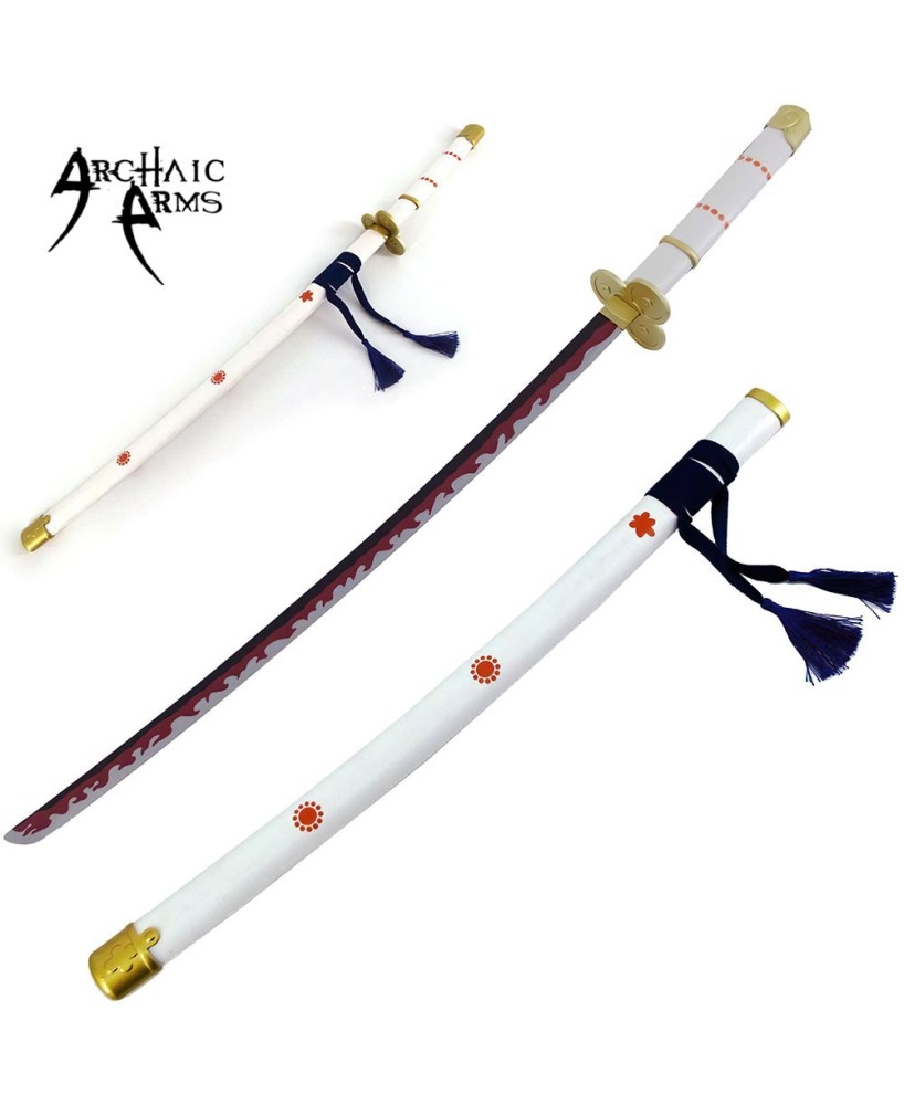 Zoro’s Roronoa Yamo White Katana Replica Steel Sword