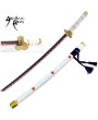 Zoro’s Roronoa Yamo White Katana Replica Steel Sword 40