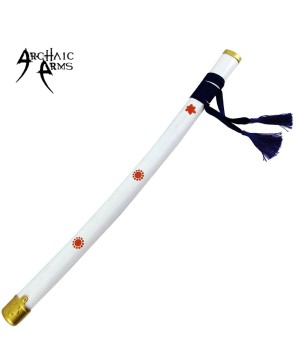 Zoro’s Roronoa Yamo White Katana Replica Steel Sword 40