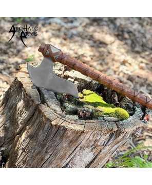 High Carbon Steel Medieval Battle Axe