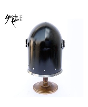 Medieval Visor Barbute Helmet - High Quality Steel Craftsmanship