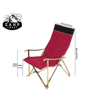 Adjustable High Back Camping Chair - Lightweight, Durable, and Comfort