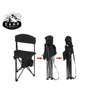 Lightweight Portable Tripod Camp Chair - Comfortable & Easy Setup