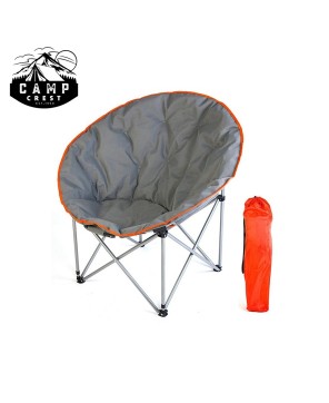 Round Padded Camping Chair - Comfortable & Durable