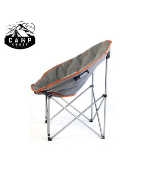 Round Padded Camping Chair - Comfortable & Durable