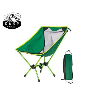 Breathable Nylon Mesh Camp Chair - Lightweight & Durable