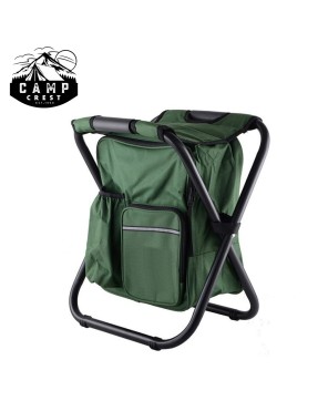 Folding Stool Insulated Cooler Bag - Portable Outdoor Chair