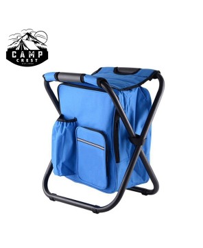 Folding Stool Insulated Cooler Bag - Portable Outdoor Chair