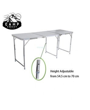 Aluminum Folding Camp Table 6 Foot - Portable Outdoor Dining Table