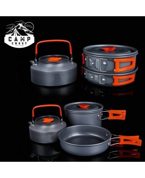 Lightweight Aluminum Camping Pots and Pans Set – Durable & Portable