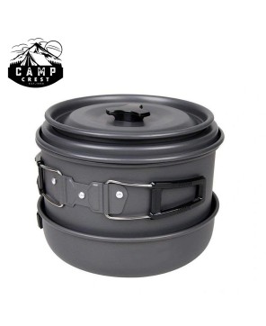 Durable 5-6 Person Outdoor Cookware Mess Kit – Lightweight & Portable