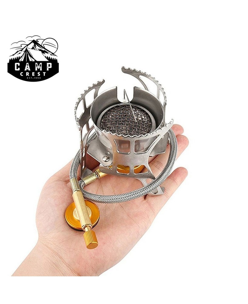 Stainless Steel Camping Gas Cooker Stove - Durable & Lightweight