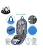Stainless Steel Outdoor Cooking Utensil Organizer Set - 27-Piece Trave