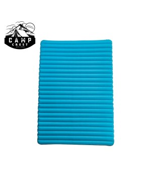 Double Striped Inflatable Camping Pad - Durable & Comfortable