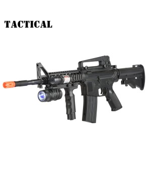 P1158B Airsoft M4A1 Carbine Rifle with Foregrip - Spring Replica