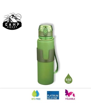 Silicone Collapsible Water Bottle - Lightweight & Leakproof