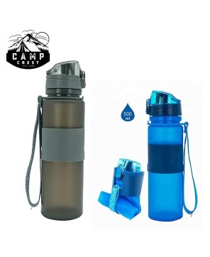 Silicone Collapsible Water Bottle - Lightweight & Leakproof