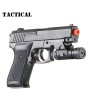 Spring Powered Airsoft Pistol with Laser & Light - Buy Now!